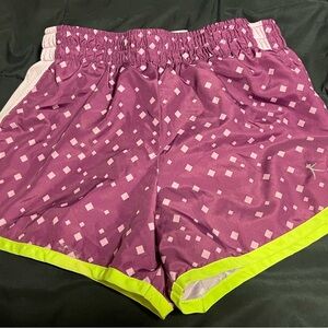 Danskin Now Kids Purple Patterned Shorts